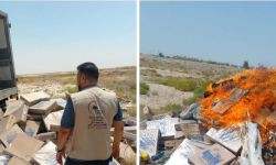 الرقابة الصحية تتلف 3 أطنان من أجنحة الدجاج الفاسدة في الرمادي